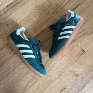 Women’s Adidas Green Samba OG Sneakers